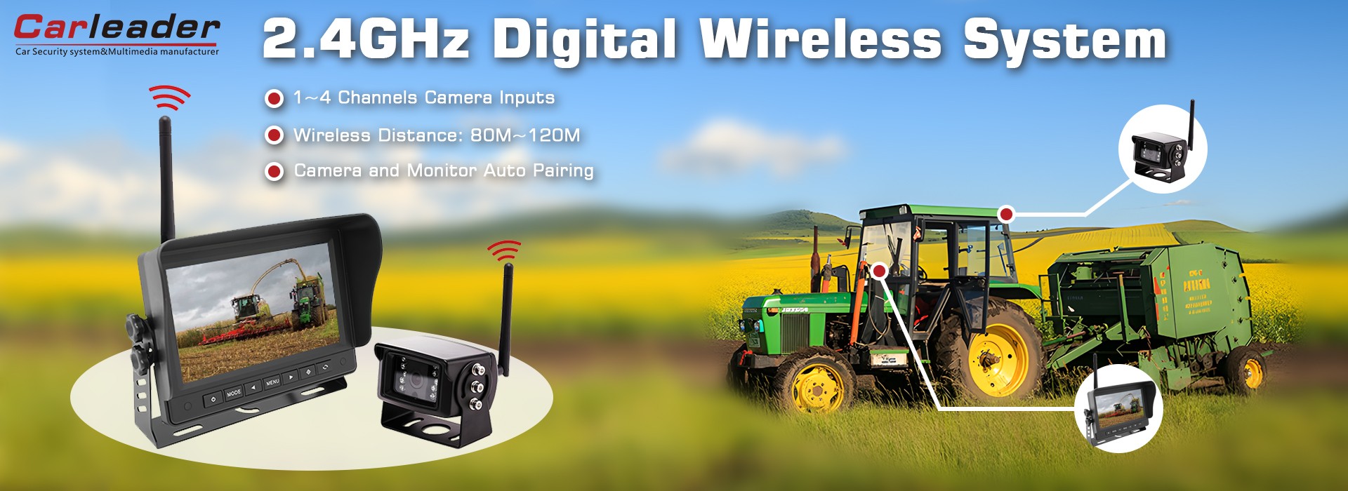 2.4GHz डिजिटल वायरलेस सिस्टम