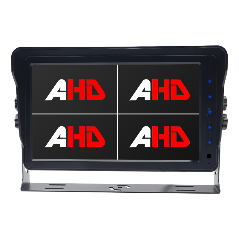 कारलीडर नवीन 10.1 इंच AHD क्वाड व्ह्यू डिस्प्ले हेवी ड्यूटी कमर्शियल बस ट्रक मॉनिटर