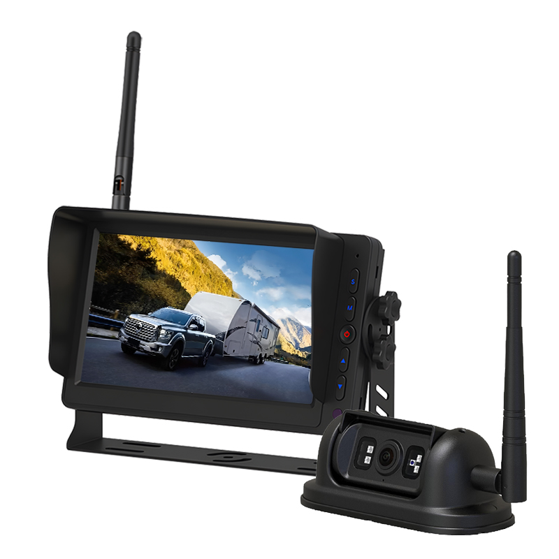7 इंच 2.4GHz डिजिटल वायरलेस HD कॅमेरा आणि मॉनिटर सिस्टम